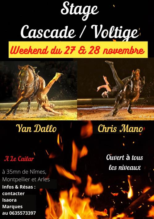 Stage cascade voltige